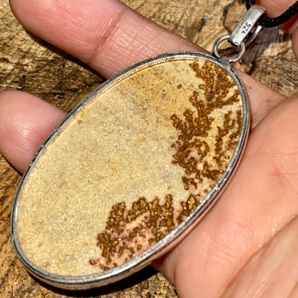 Large Dendritic Agate Pendant 2 7/8” - Picture 12 of 14